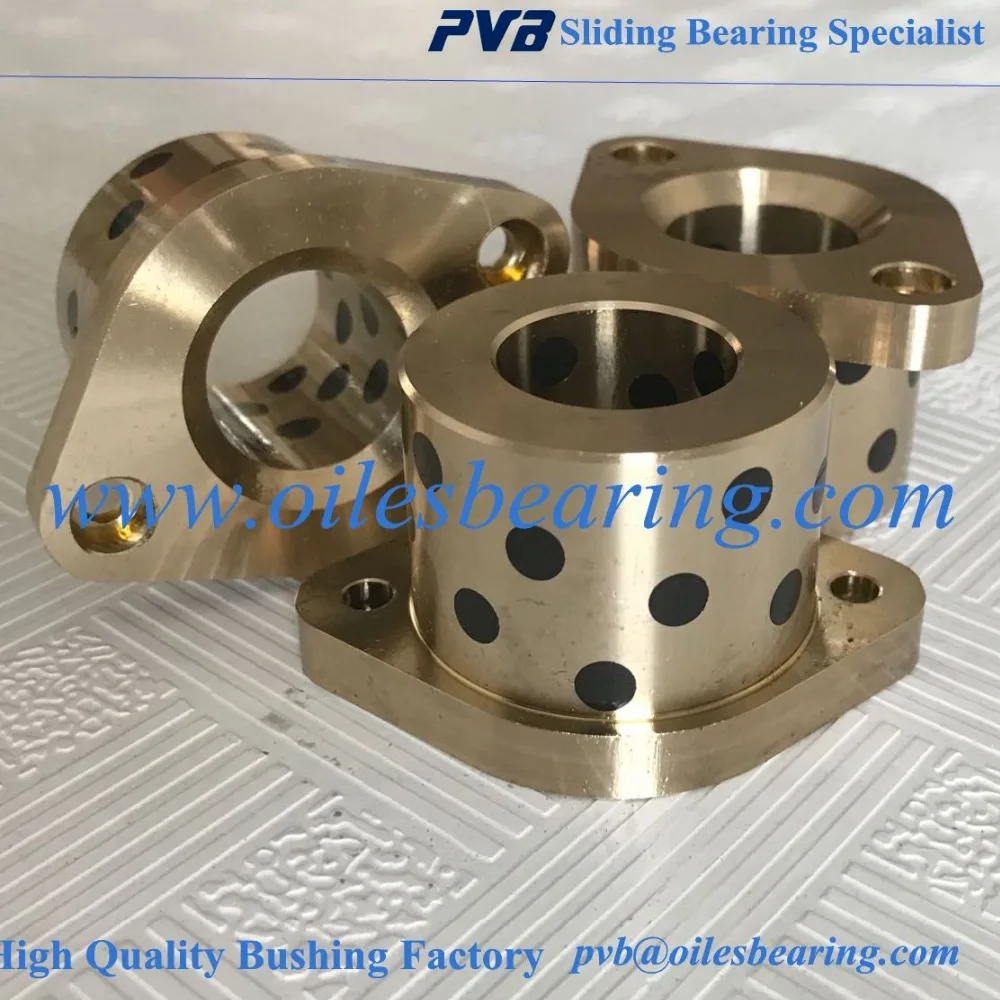 JDB-50 Фланец Твердые Бронзовый Подшипник литой Oliite Медный Сплав Втулки С Фланцем другой Тип Oilless Буша