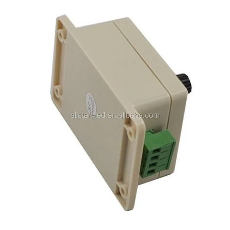 DC12-24V,Knob type LED dimmer to realize 0-100% brightness dimming,12V<96W,24V<192W,1 channel dimmer controller
