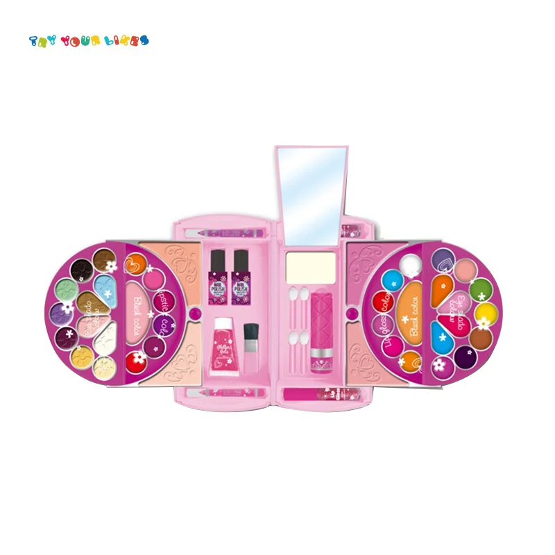 EPT Toys Fashion pretend play toy cosmetic beauty salon set girl toy makeup bag