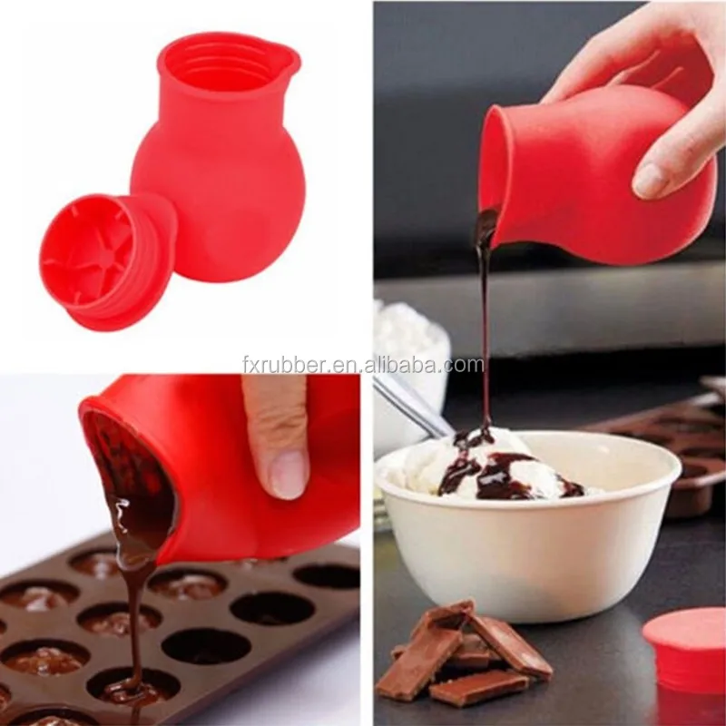 Food Grade Silicone Milk And Chocolate Melting Pot With Removable Lid  Melting Pot Mould Chocolate Bottle Butter
