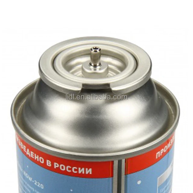 portable butane gas cartridge for camping 220g