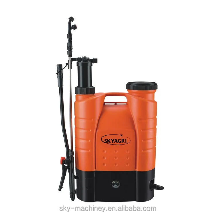 16l battery and manual two in one battery power agro motorized knapsack trigger sprayer