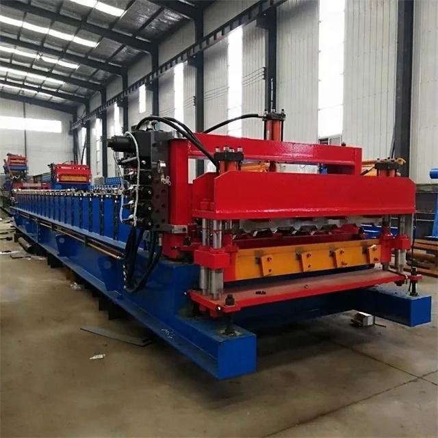 TY steel bar cutting machine corrugated iron sheet making machine press machine roll former