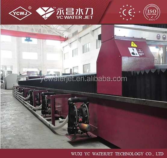 5 оси гидроабразивной резки по камню шаблон и резки компенсации