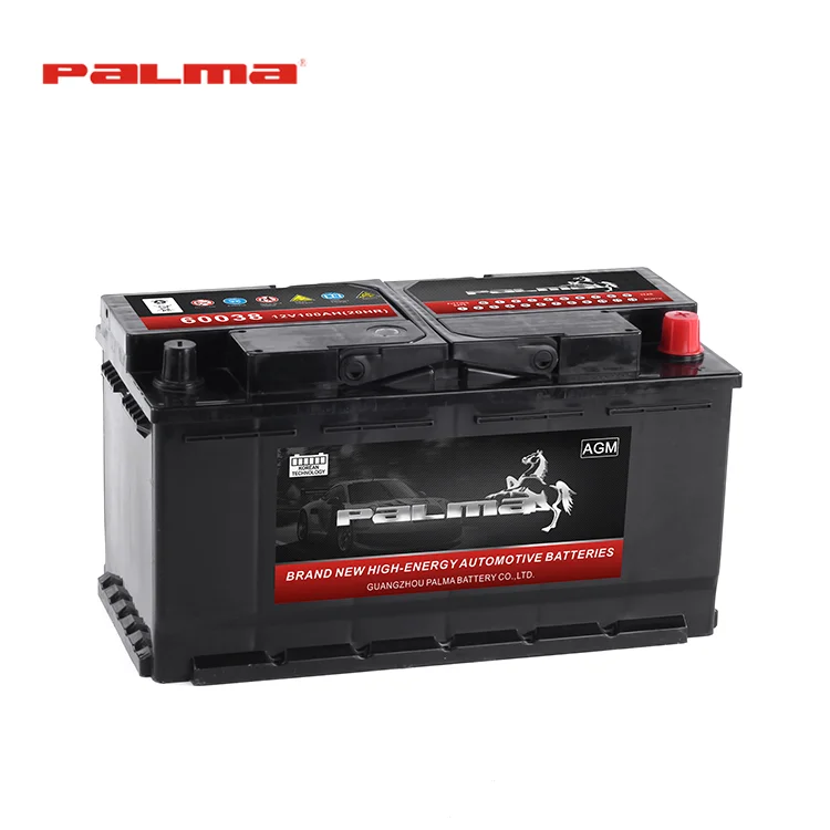 12v 105ah mf car battery DIN 100 automobile truck batteries