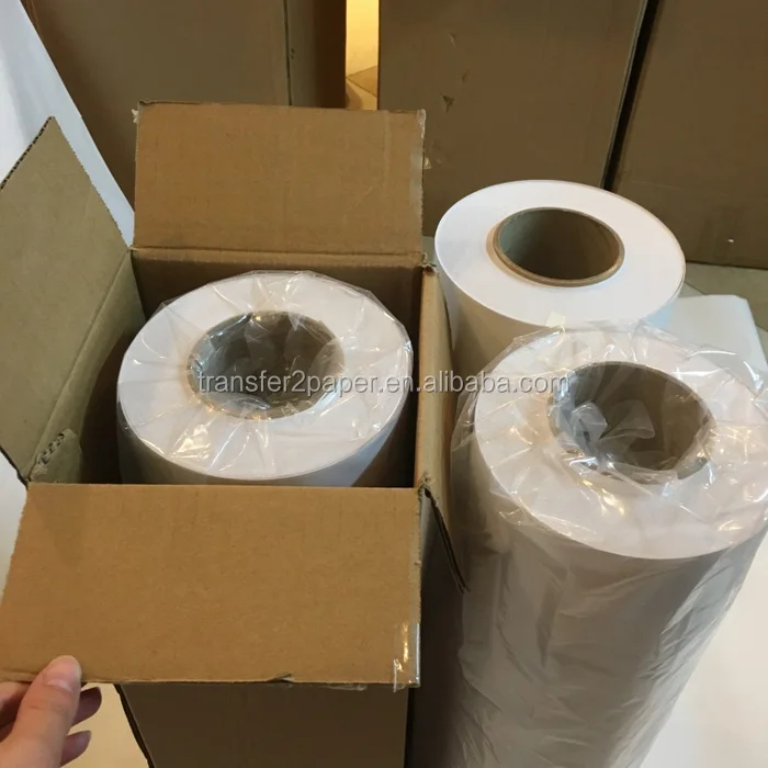 
Soft stretch feeling high tension printable heat transfer vinyl of light eco solvent transfer paper for cotton clothing 