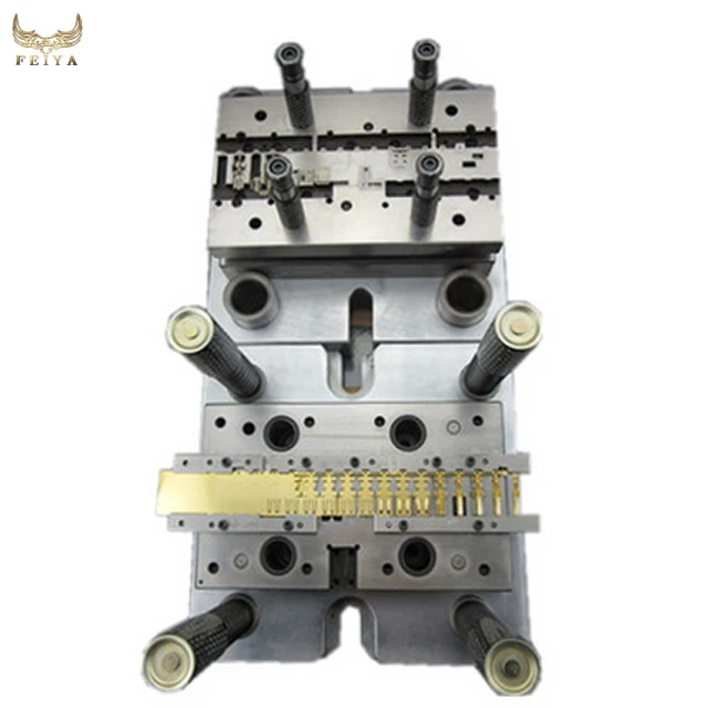 Chinese die maker,brass crimp terminal progressive stamping die