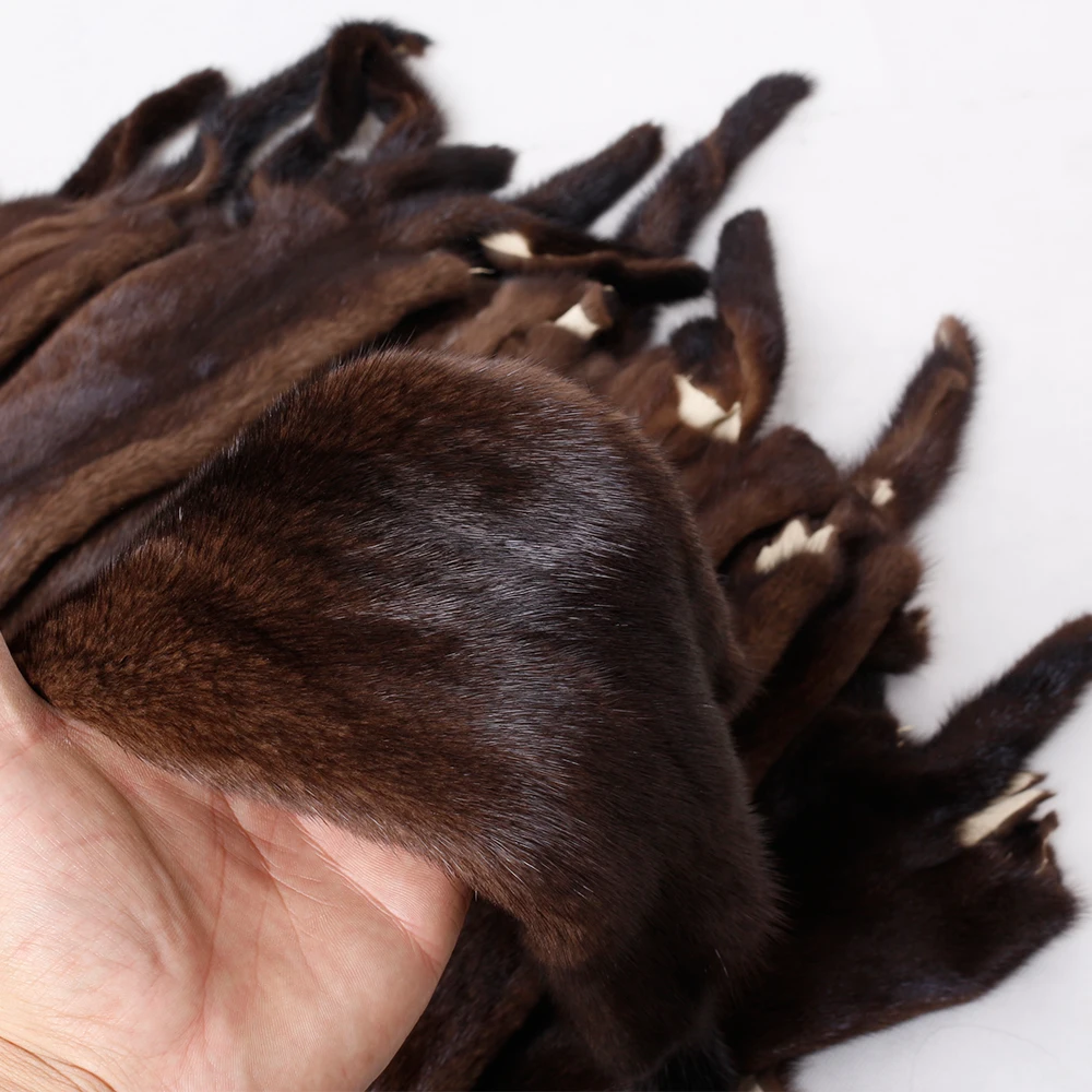 Natural Mink Fur Pelt Tanned Mink Fur Skins With Factory Price