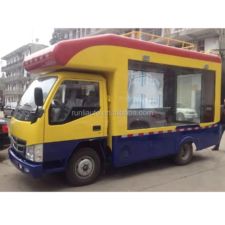 JBC Food Truck Van Truck Mobile Selling Food Railer Car For Sale