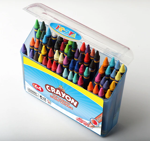
8X90MM WAX CRAYON WITH GOOD QUALITY 6CT 8CT 12CT 16CT 24CT 48CT 64CT FOR CHOOSE 
