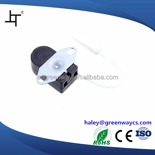 ENEC certified mini momentary pull cord switch electrical handle switch for bedroom table lamp