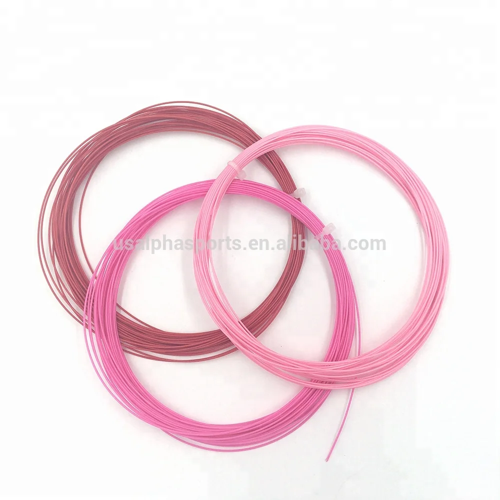 Best quality nylon Customized badminton racket string for 0.66mm