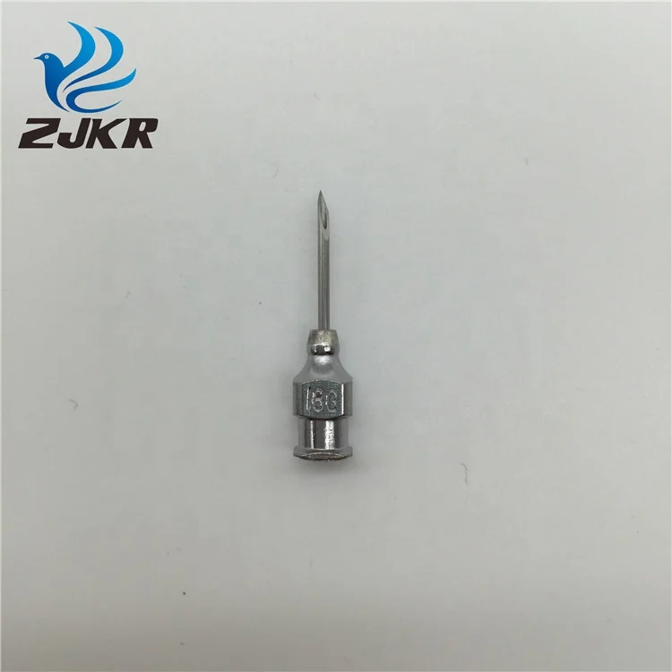 KD402 CETTIA factory outlet poultry and livestock reusable stainless steel injection needle for veterinary syringe