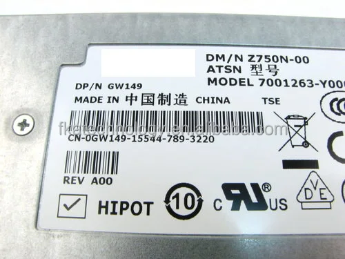 Genuine for Dell Poweredge 2950 48V DC Power Supply 750W GW149 CN-0GW149