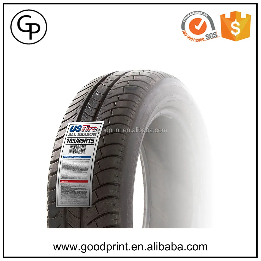 High quality custom PP tire labels self adhesive tyre stickers marking label rubber tyre label