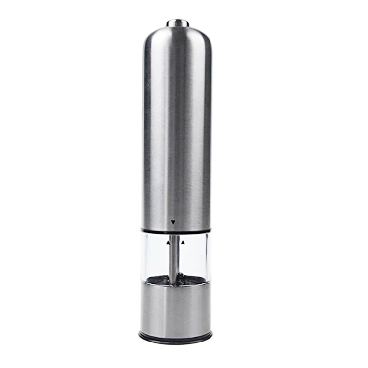 Stainless steel electric battery operated ceramic acrylic salt pepper grinder mills mechanism