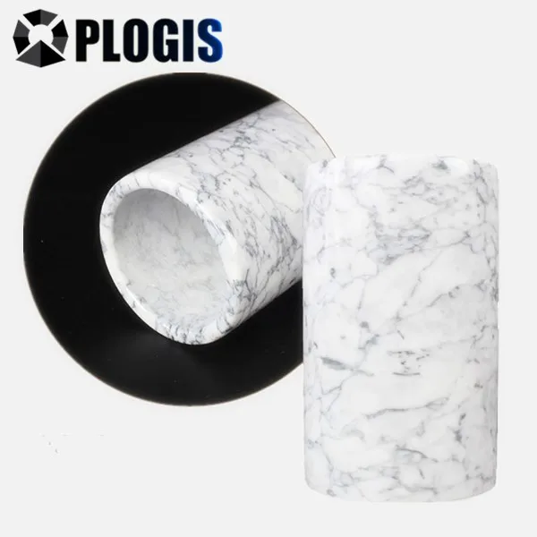 Wholesale personalized Marble Ice Bucket for beer and wine bottle holder stand white stone marble chiller ice bucket