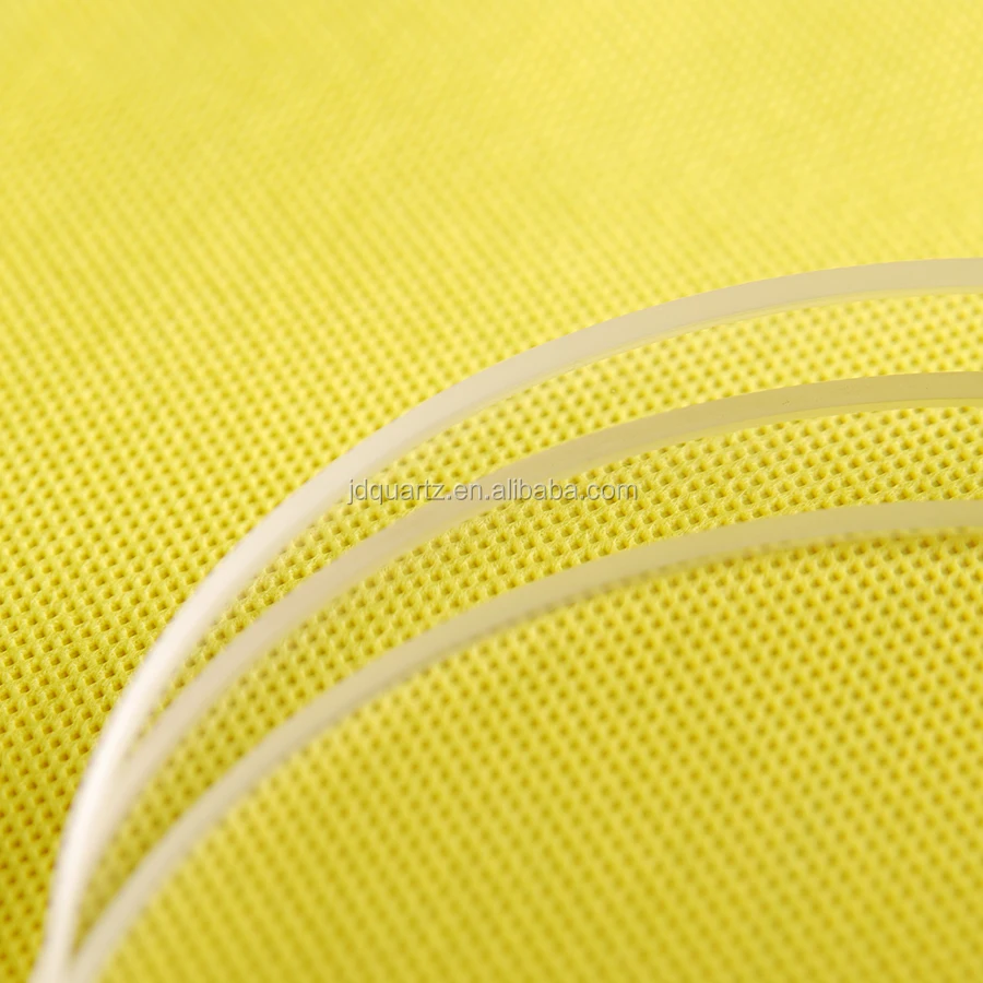 High Purity fused quartz disks Clear quartz glass disk quartz disc