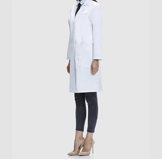Wholesale TC 80/20, CVC 65/35, 100% cotton unisex medical nurse white lab doctor coat for hospital