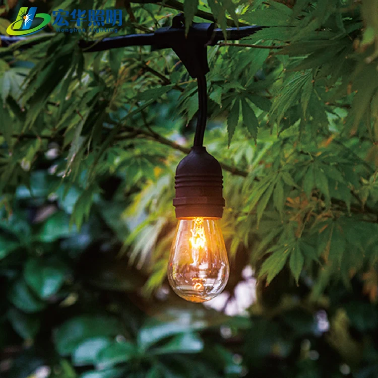 S14 110V 220V weatherproof string light for hotel Christmas wedding decorative