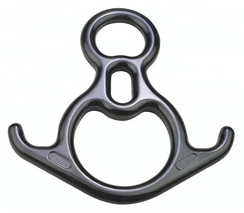 Aluminum Alloy rappelling descender figure 8