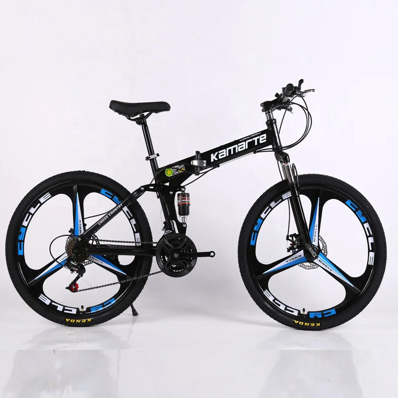 20 inch  and 26inch 7 21 variable speed cheap adult foldable mountain bike 3 knife wheel bicycle/adult mtb folding bicycle