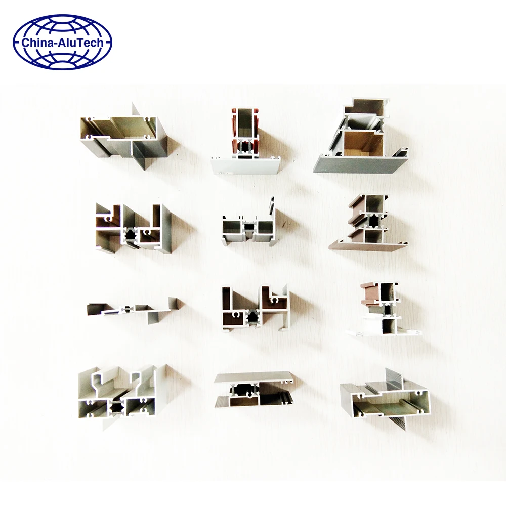 Алюминиевая оконная рама с деревянной печатью, Экструзия алюминия