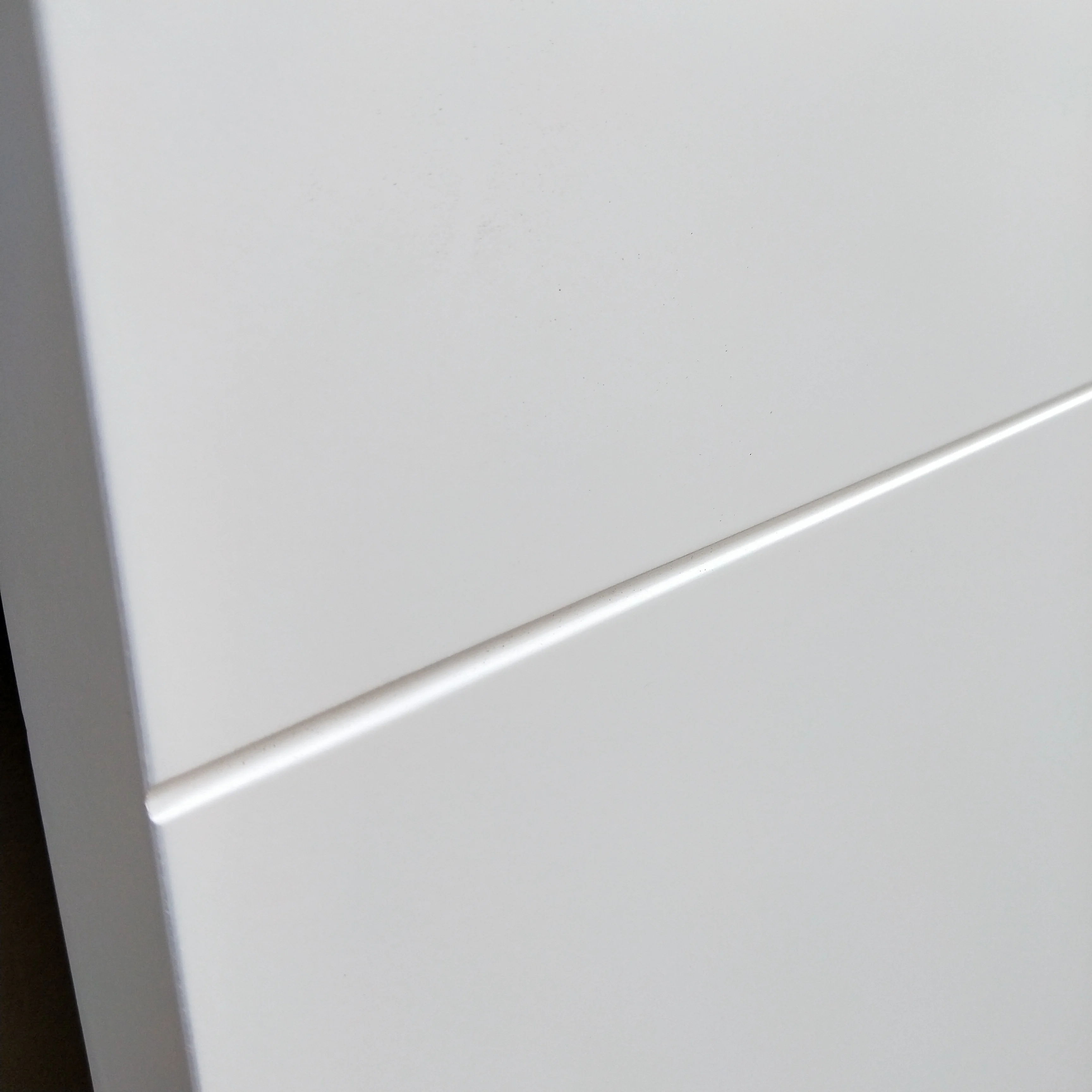 White Primed Wooden Door with Flush style groove line design for Interior Wooden Door