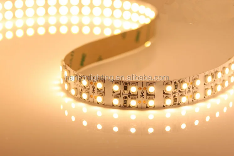 5 years warranty double line/row smd 3528 240led/m 24v led strip light IP20 single color