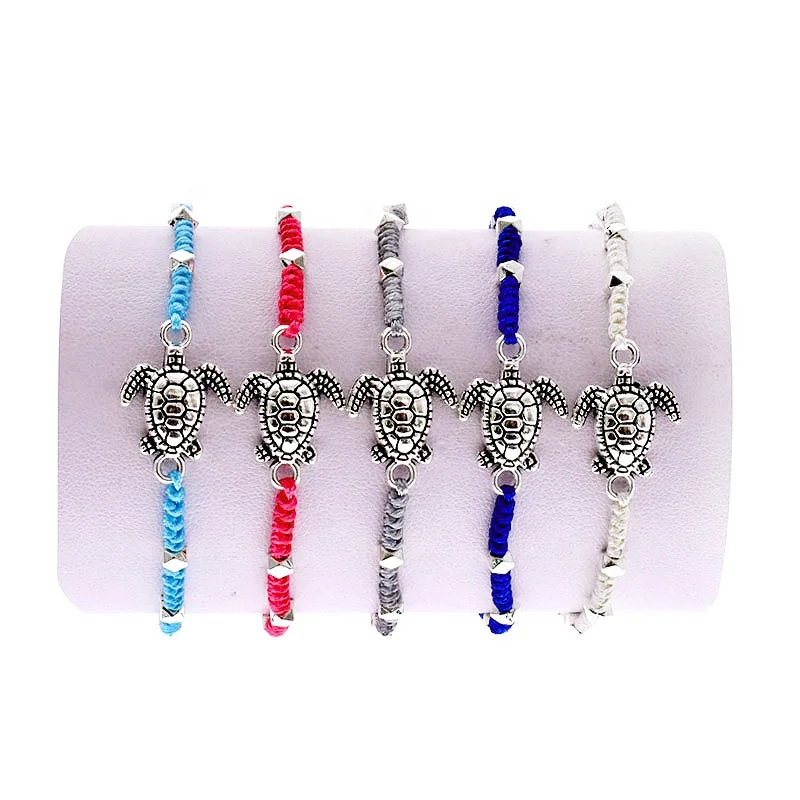 Hot sale colorful turtle bracelet epoxy dea turtle twrist bracelets