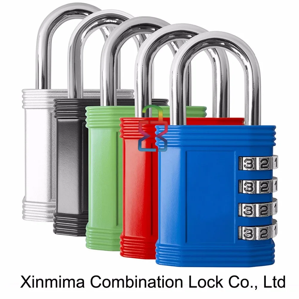 New 4 Digits Resettable Steel Combination Combination Lock Password Lock Hardened