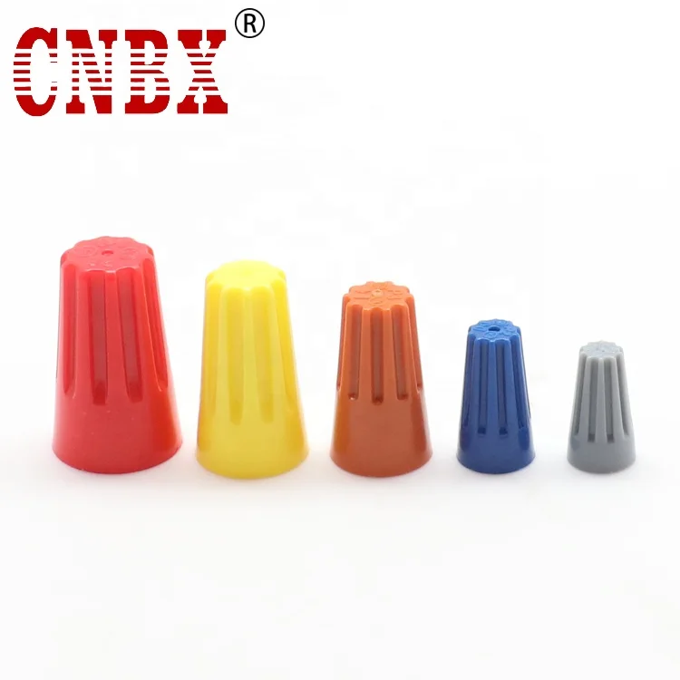 1000 PCS / BAG YELLOW STRAIGHT BARREL STYLE SCREW - ELECTRICAL PVC ON WIRE CONNECTORS / NUT