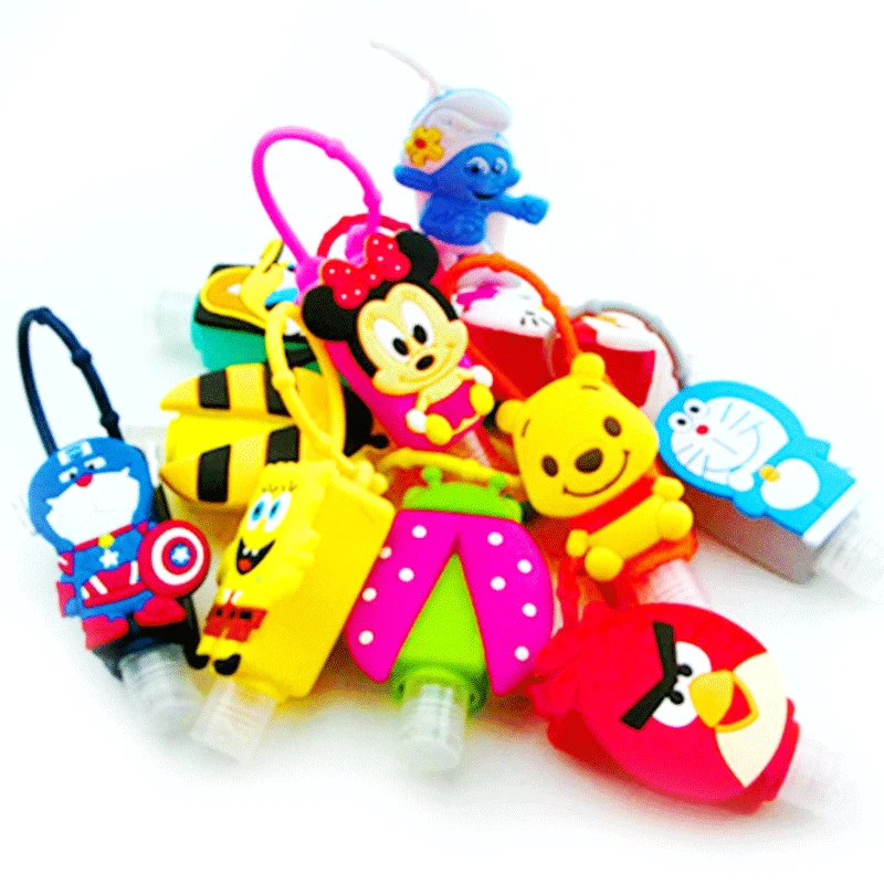 Popular cartoon disposable disinfectant gel 30ml portable hand sanitizer suitable for children