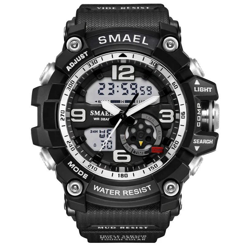 
Smael 1617 colorful sport watch waterproof army watch 