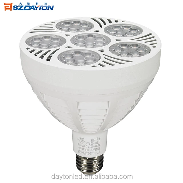 Commercial Lighting AC90-305V E26 Base 50W 60W 10000K Shallow Blue Lighting PAR38 LED 8000K