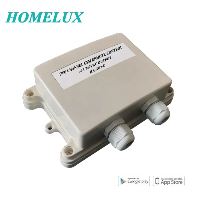 GSM remote  control garage gate  opener 1000 users IOS Andriod APP control 1 relay output