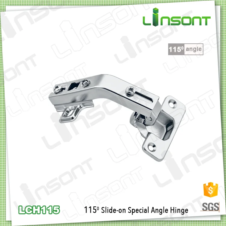 Good Quality Buy furniture direct china Best price 115 degree angle slide on iron gate hinge furniture angle hinge
