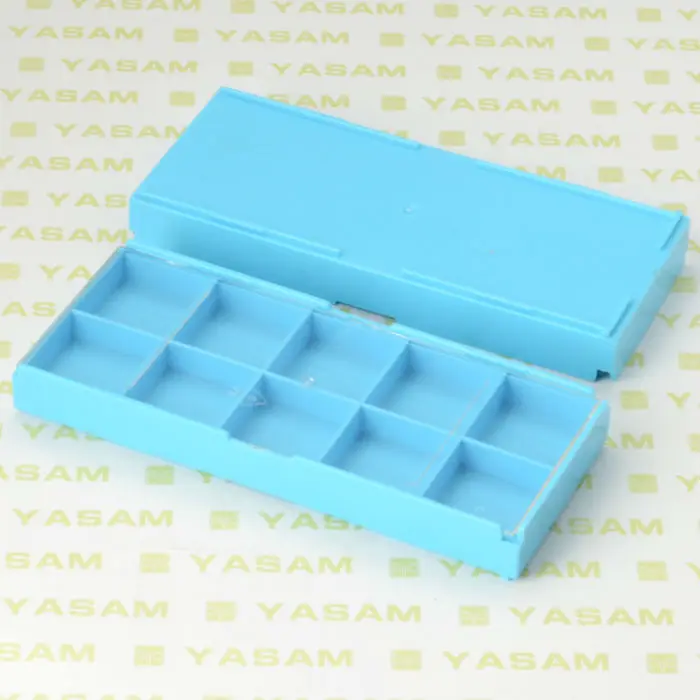 YASAM 91X38X13mm  10 compartments carbide insert plastic storage box