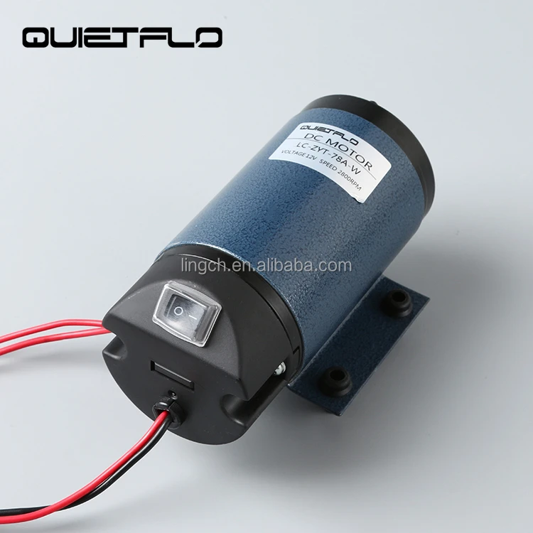 12v 24v 100w 150w RO booster marine bilge agriculture sprayer Diaphragm KnapsackRV water Pumps Brush permanent switch dc motor