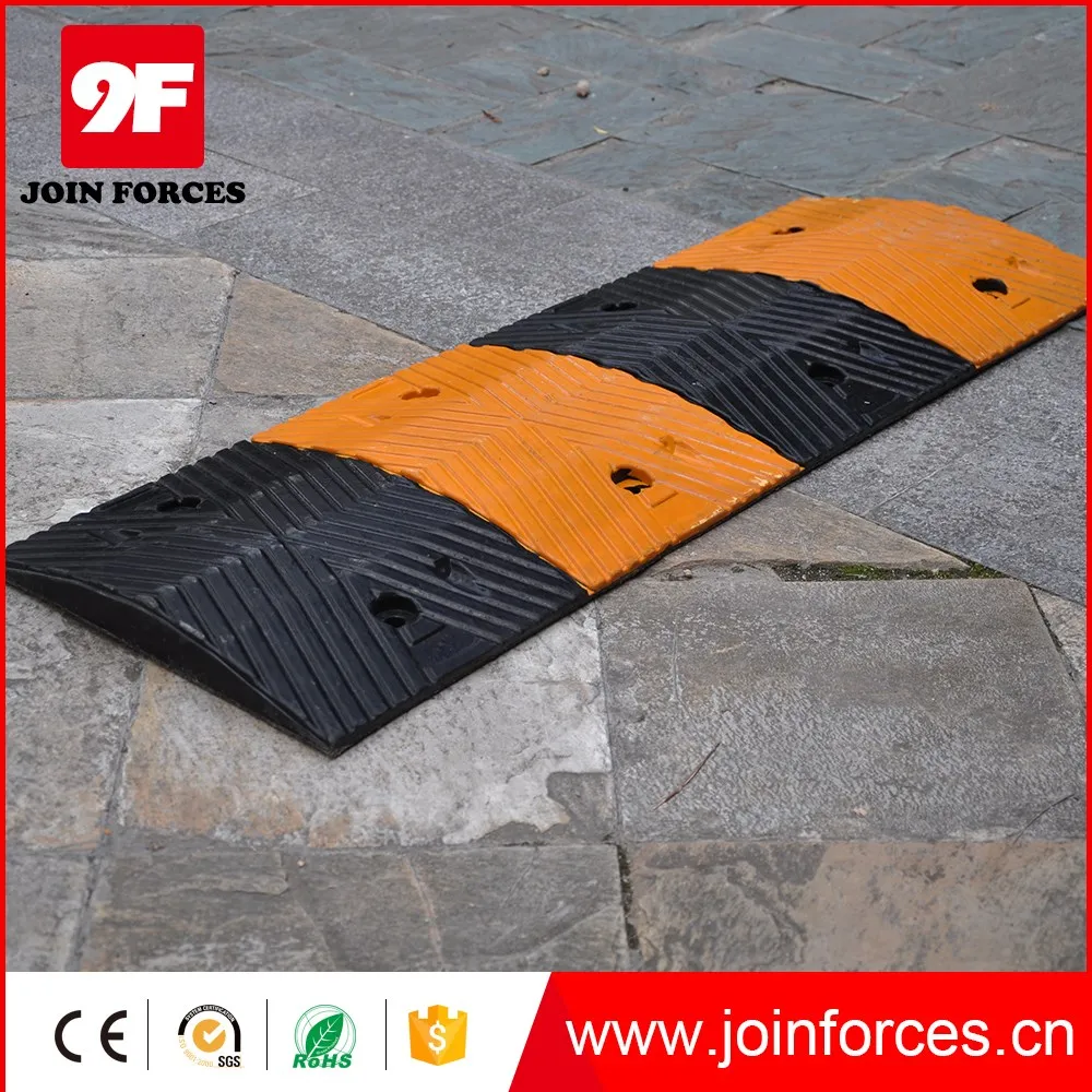 Factory outlets Road safety Rubber Speed Bump