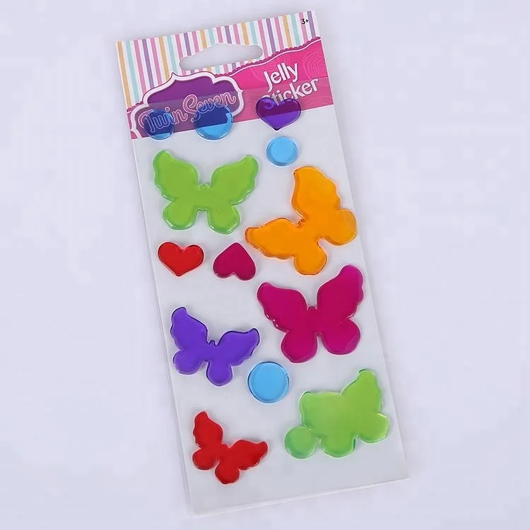 Static Cling Plastic Window Jelly Gel Glass Sticker
