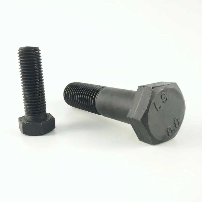 Grade 8.8 10.9 12.9 oxid black High quality strength Hex bolt