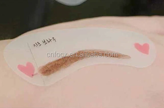 Eyebrow Drawing Card / eyebrow makeup tool / eyebrow template