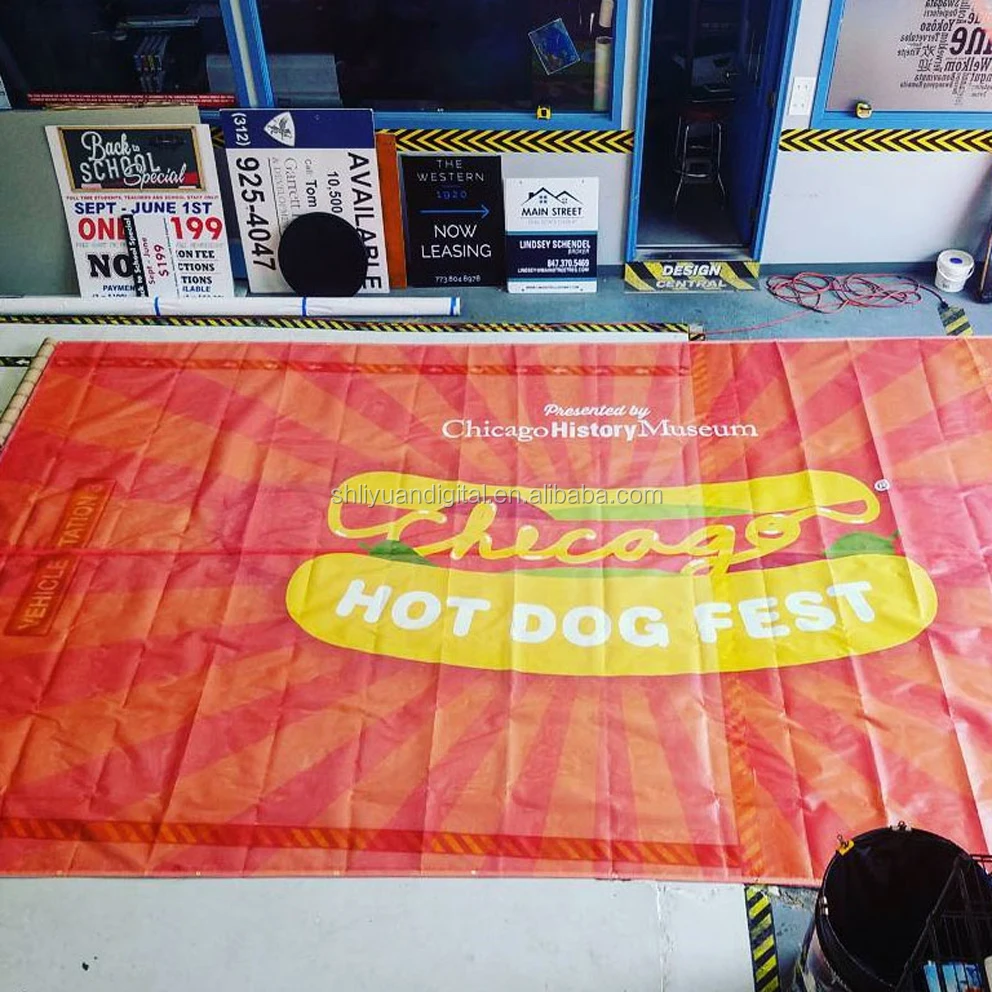 Double Side Printing Fabric Mesh Banner Cheap Mash Banner