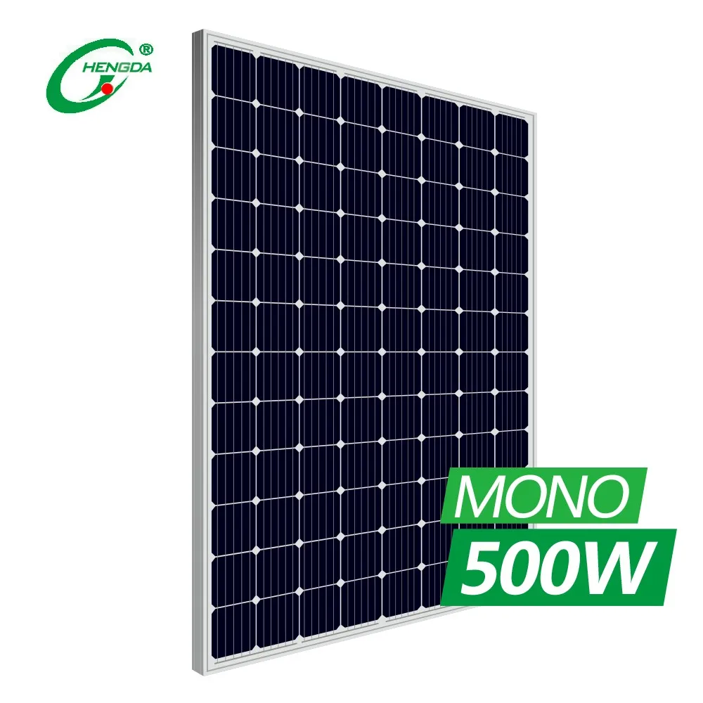 Hengda monocrystalline solar panel 480 w 48V 96 Cells mono solar module 450w 460w 480w 500w for solar energy system home