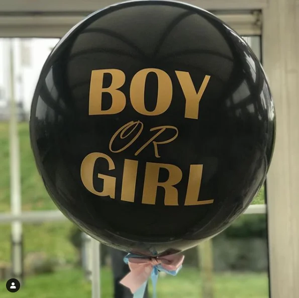 Hot sale gender reveal balloon with girl or boy confetti