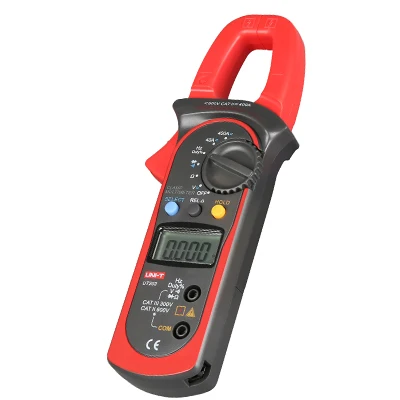 UNI-T UT203 Digital Clamp Multimeter Ohm DMM DC AC Current Voltmeter 400A