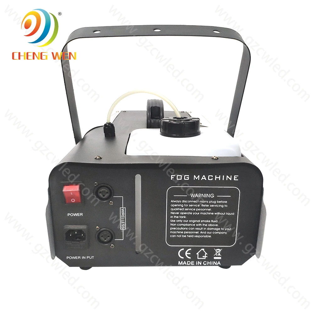 Weeding Decoration 1500w Fogging Machine DMX512 LED Vertical Fog Machine for Party