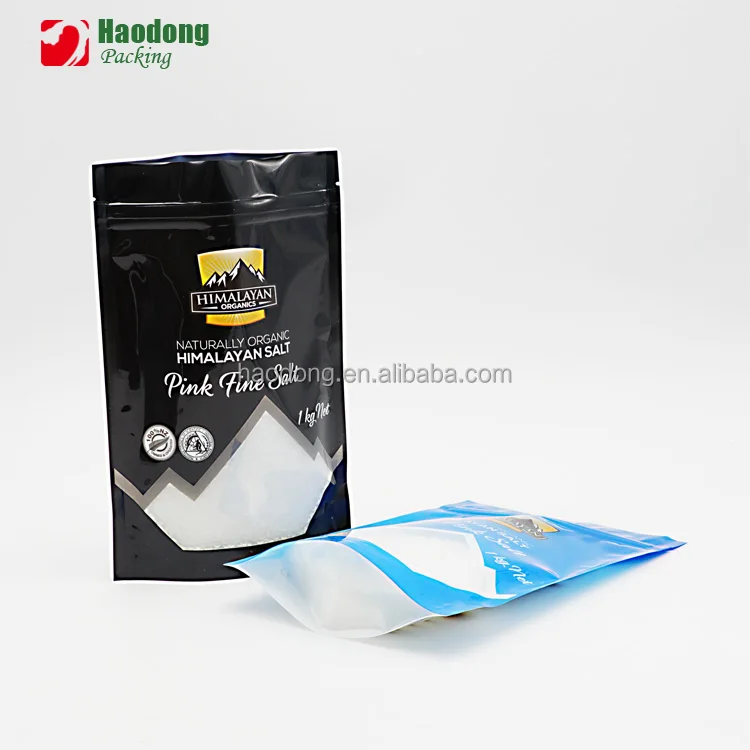 Stand Up Salt Packaging Bag Pouches seasoning packaging bags Spice Custom Food Plastic Salt Packaging Bags Pouch