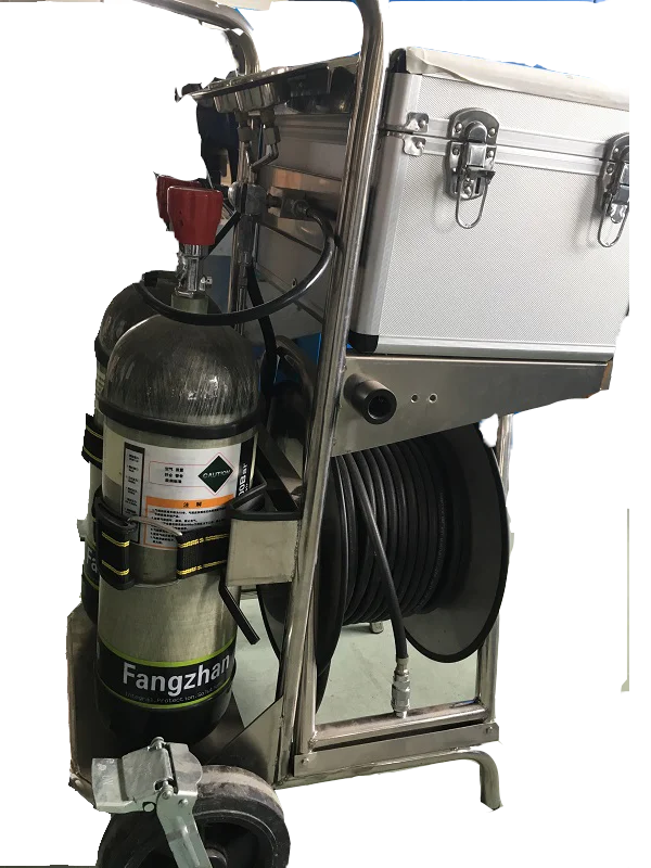 
FANGZHAN wheeled breathing apparatus with a long tube CGKH-2 6.8L cylinder for fire fighters 